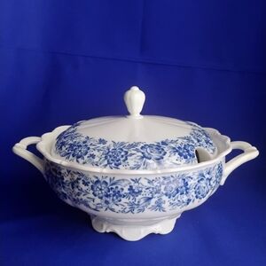 Seltmann Vtg Tureen Chinoiserie Floral